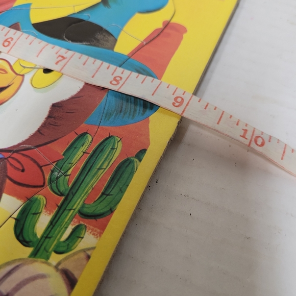 1989 VTG! 3pc Puzzle Rudolph Reindeer, Tee Pee Toys, Golden Jessup Paper Box - Picture 11 of 12